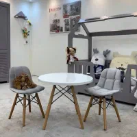 میز و صندلی نهارخوری لمسه دگمه دار 20246