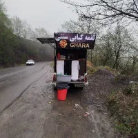 فست فود سیار پیکان وانت مدل ۹۳ بی رنگ