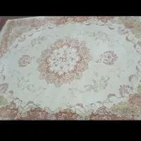 فرش ۹ متری گل برجسته ابریشم