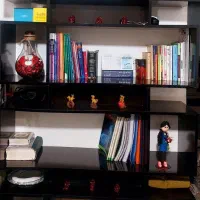 قفسه کتاب چهار طبقه