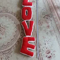 حروف انگلیسی LOVE