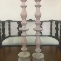 جا شمعی چوبی