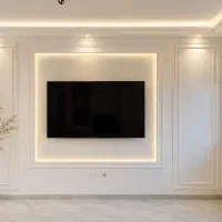 اجرای تخصصی قاب‌بندی دیوار و TV Wall (نصب یک‌روزه)