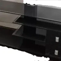 میز زیر تلوزیون شیشه ای