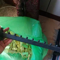 رگال رو دیواری چوب لباسی دو گیره ای