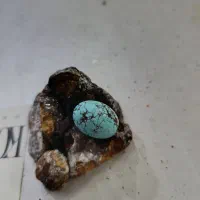فیروزه کلکسیونی سنگ چاه تمام مغز