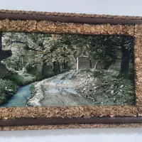 تابلو فرش منظره زیبا