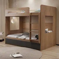 تخت دوطبقه پله نردبانی اقتصادی