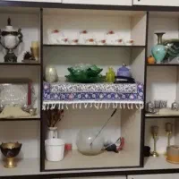 شلف قفسه کمد چوبی