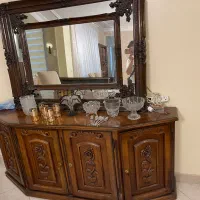 آینه وکنسول چوب راش