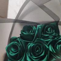 دسته گل روبانی