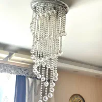 لوستر کریستالی نو فروش بعلت جابه جایی