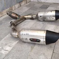 اگزوز جفت موتورسیکلت بنلی دو سیلندر