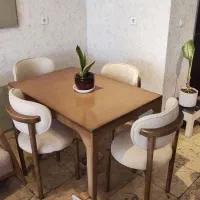 میز ناهار خوری ۴ نفره چوب روس