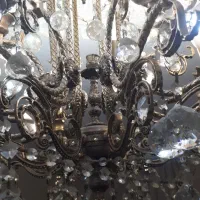 لوستر ۸شاخه نقره کوب