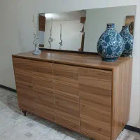کنسول چوبی اینه دار
