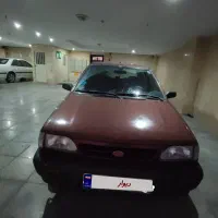پراید مدل ۸۸ بی رنگ قهوه ای متالیک