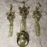 نیم ست رنگ ثابت آبکاری طلا