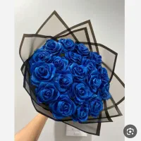 دسته گل روبانی