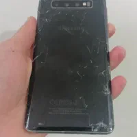 سامسونگ +Galaxy s10 رنگ مشکی السیدی شکسته