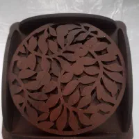 زیر لیوانی چوبی
