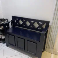جا کفشی تمام mdf رنگ سرمه ای