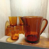پارچ و لیوان دورالکس عسلی