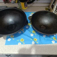 فروش دو سایز قابلمه چدن اصل روسی