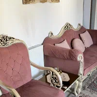 یک دست مبل استیل هفت نفره
