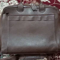 کیف اداری،لپ تاپی نوین چرم مدل هرنان رنگ قهوه ای