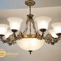 لوستر آویزدیوارکوب لوکس وآنتیک(موجوی قیمت/تماس چت)