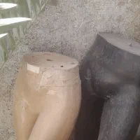 مانکن مردانه بالاتنه وپایین . پایین تنه زنانه