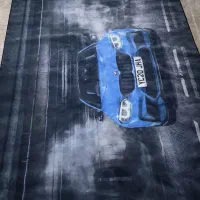 فرش محتشم سیاه گلاریس کودک