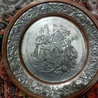 دیوارکوب مسی قلم زنی کاردست قدمت 150 ساله