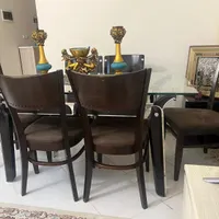 میز ناهارخوری استیل و ۶ صندلی|میز و صندلی غذاخوری|تهران, پونک|دیوار