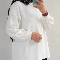 شومیز سفید / خنک و تابستانه / شومیز دخترانه