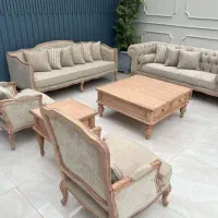 مبل نیو کلاسیک چستر ترکیبی فرانسوی کد 23