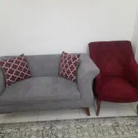مبل راحتی در حد نو