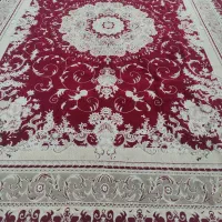 یک جفت فرش 12متری زرشکی