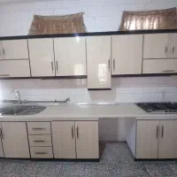 کابینت بدنه فلز و درب هایگلاس ترک