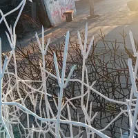 نرده شاخ گوزنی تاب باربیکیو فلزی