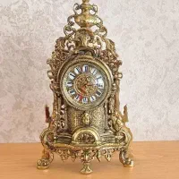 ساعت رومیزی برنز