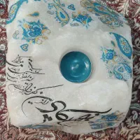 سنگ نمک با طرح ون یکاد همراه با شمع وارمری