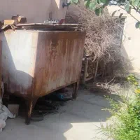 تانکر ۲۰۰۰ لیتری ورق ضخیم با دریچه بازدید آدم رو