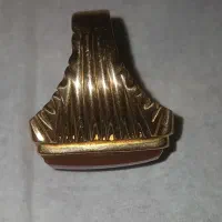 انگشتر طلا دست ساز رکاب شیرازی ۷درصد بالای تابلو