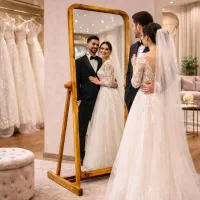 آینه قدی کف صندوقی
