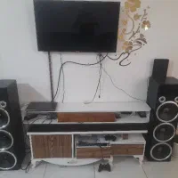 سامسونگ هوشمند ۴۳ ، اسپیکر ، میز ، پلی استیشن