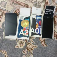 دوعددگوشی سامسونگ A01وA2یکی سالم یکی السیدی شکسته
