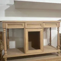 بوفه کف سه کشو مدل پا خراطی