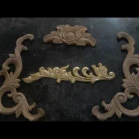 موتیف گل و حاشیه رزینی پلی استر